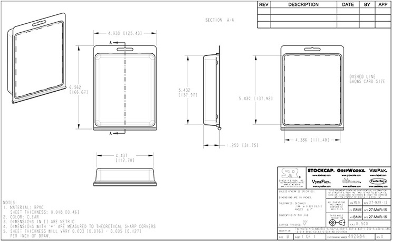 492684 - Stock Clamshell Packaging